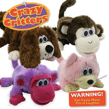 😂 Crazy Critters Laughing Rolling Pets | Motion-Activated Plush Toy | Interactive & Hilarious Sound Toy for Kids & Adults (Ages 3+)