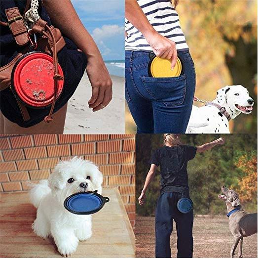 Collapsible Dog Bowls 3 pack set