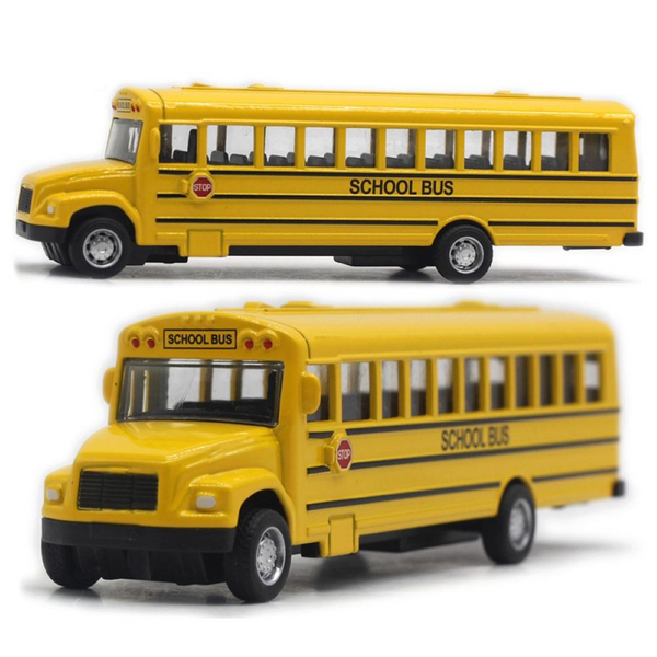 School Bus Model Car Model For Gifts Kids Boy Toys