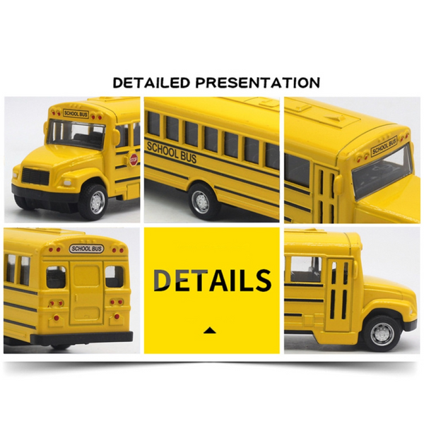 School Bus Model Car Model For Gifts Kids Boy Toys