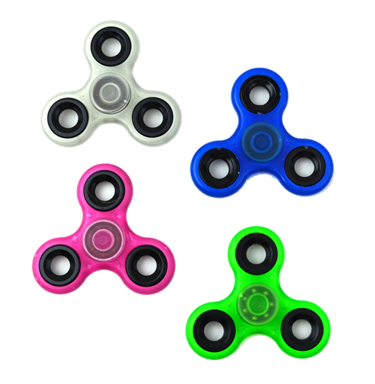 Glow in the Dark Fidget Spinner | Stress & Anxiety Relief Toy | Compact, Quiet & Fun | Ideal for Kids & Adults (Ages 3+)